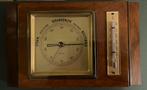 Gischard Barometer - Thermometer (vintage) Germany, Gebruikt, Ophalen of Verzenden, Barometer