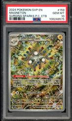 Magneton [Pokemon Center ETB Promo] PSA 10 - SVP159 - Promo, Hobby en Vrije tijd, Verzamelkaartspellen | Pokémon, Ophalen of Verzenden