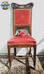Antieke modernisme stoel / Spaanse art nouveau stoel (ca1890, Antiek en Kunst, Ophalen of Verzenden
