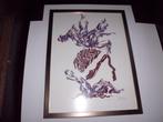 Litho modern tafereel, Antiek en Kunst, Ophalen