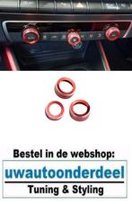 Airco Paneel Ringen Rood Geschikt voor Audi A3 S3 RS3 8V, Envoi