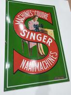 Singer emaille, Collections, Enlèvement, Comme neuf, Panneau publicitaire