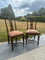 6 chaises style art déco, Huis en Inrichting, Stoelen, Gebruikt, Bruin, Ophalen of Verzenden, Vijf, Zes of meer stoelen