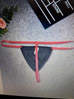 Prachtige zwarte string voor heren, sexy maat XL, Ophalen, Zwart, String