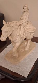 Belle statue en argile de polder « Horse Fisherman », Enlèvement ou Envoi