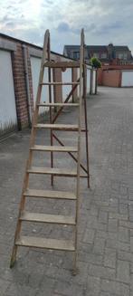 houten ladder, Ophalen, Gebruikt