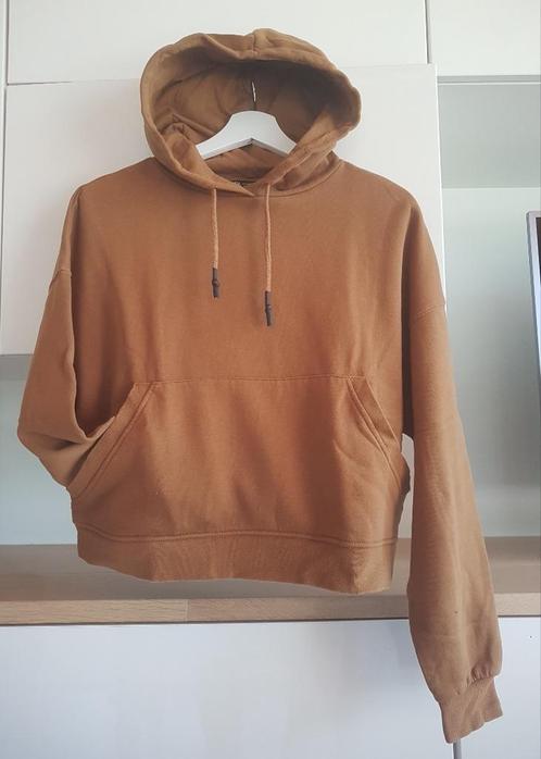 Bruine hoodie (maat: S), Kleding | Dames, Truien en Vesten, Gedragen, Maat 36 (S), Bruin, Ophalen of Verzenden