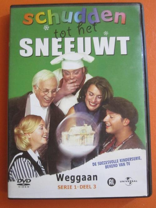 Schudden tot het sneeuwt Weggaan serie 1 - deel 3, Cd's en Dvd's, Dvd's | Kinderen en Jeugd, Zo goed als nieuw, Tv fictie, Avontuur