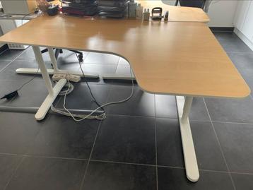 Hoekbureau (rechts EN links) - ikea BEKANT - 160x110cm beschikbaar voor biedingen