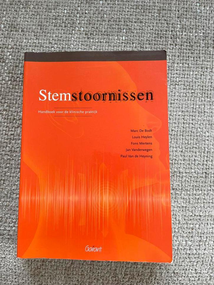 Stemstoornissen, Boeken, Wetenschap, Ophalen of Verzenden