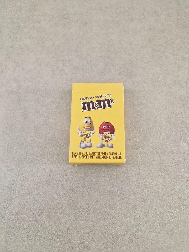 M&M speelkaarten, Hobby en Vrije tijd, Gezelschapsspellen | Kaartspellen, Zo goed als nieuw, Een of twee spelers, Drie of vier spelers