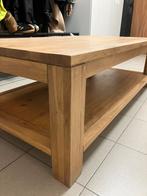 Eiken salontafel, Ophalen, Gebruikt, 100 tot 150 cm, Eikenhout