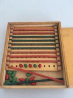 VINTAGE HOUTEN Speelgoed in houten box., Kinderen en Baby's, Ophalen