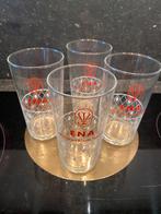 4 x ENA glas fris / brouwerij ENAME, Enlèvement ou Envoi, Utilisé, Verre ou Verres, Autres marques