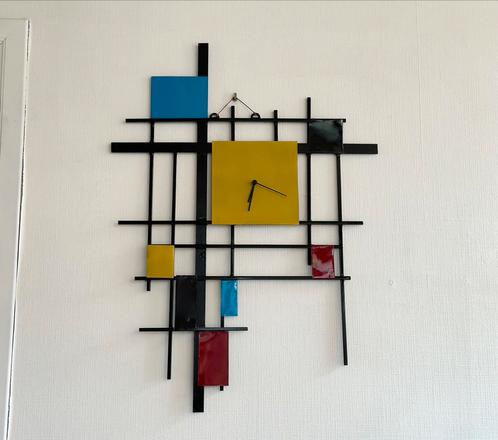 Wandklok Piet Mondriaan, Antiek en Kunst, Antiek | Klokken, Ophalen