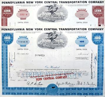 2X Pennsylvania New York Central Transportation Company 1969 beschikbaar voor biedingen