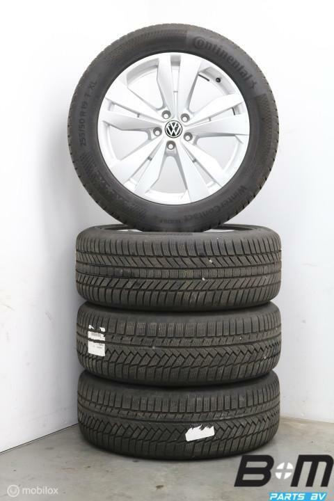 WINTER!! ORIGINEEL! 19 inch velgen VW ID4 ID5 11A071499, Auto-onderdelen, Banden en Velgen, Velg(en), Gebruikt