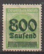 Duitse Rijk 1923 nr 308*, Postzegels en Munten, Verzenden, Duitse Keizerrijk