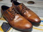 Bugatti cognac leren schoen 43, Schoenen met lage hakken, Bruin, Ophalen of Verzenden, Gedragen