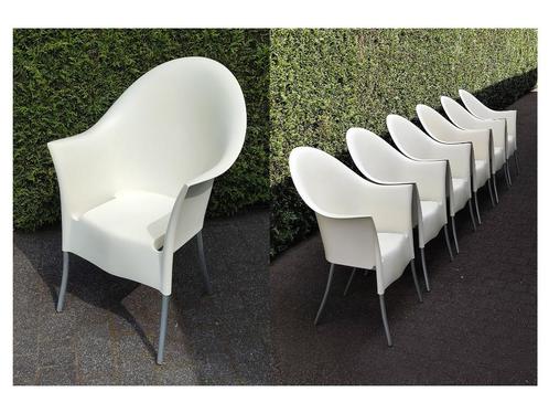Philippe Starck Lord Yo 6 stuks, Tuin en Terras, Tuinstoelen, Gebruikt, Overige materialen, Stapelbaar, Ophalen