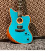 Mint condition AMERICAN Fender acoustasonic ocean turquoise., Ophalen, Nieuw, Fender