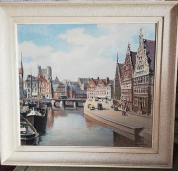 PEINTURE À L'HUILE -GENT -HERMAN VERBAERE