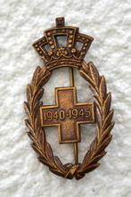 Badge, 40-45 Bronzen Palm van het Rode Kruis, Dienst WOII, Verzamelen, Militaria | Algemeen, Ophalen of Verzenden, Overige soorten