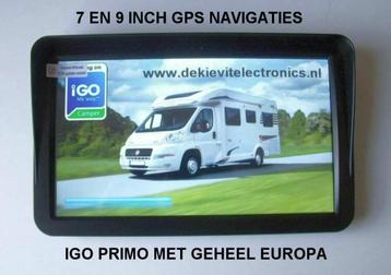Nieuwe GPS Navigaties met Campercontact en Nieuwste Kaarten beschikbaar voor biedingen