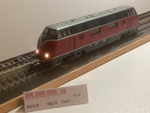 MARKLIN 3021/3 - V200 DB - DIGITALISEE - SANS BOITE, Hobby en Vrije tijd, Modeltreinen | H0, Zo goed als nieuw, Locomotief, Wisselstroom