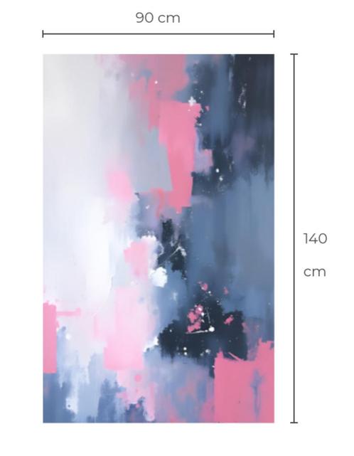 Tapijt 'Whispers of Bloom' 140x90 cm., Huis en Inrichting, Stoffering | Tapijten en Vloerkleden, Nieuw, 50 tot 100 cm, 100 tot 150 cm