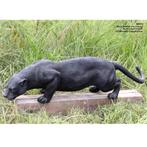 Panthère noire — Statue de panthère noire Longueur 134 cm