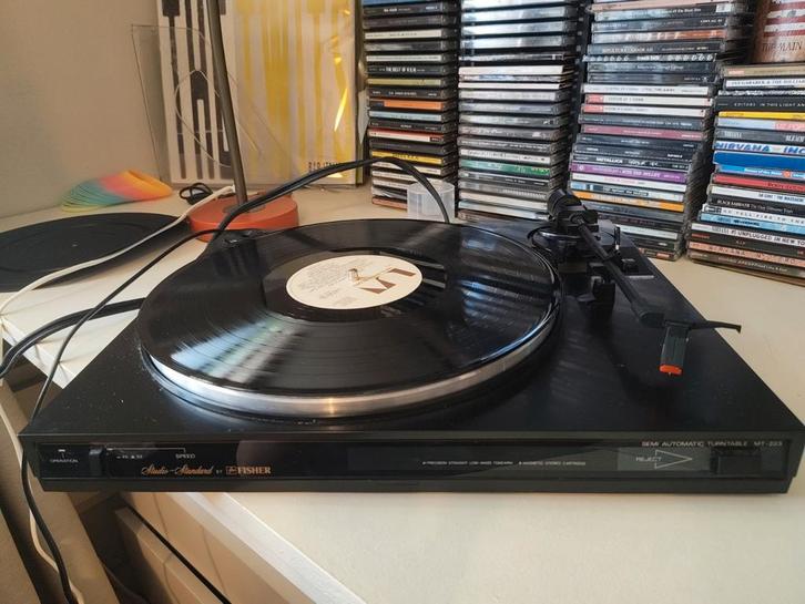 Fisher MT-223 Platenspeler Turntable, Audio, Tv en Foto, Platenspelers, Gebruikt, Platenspeler, Automatisch, Ophalen