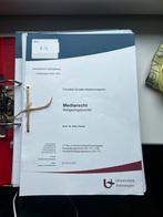 Mediarecht Wetgevingsbundel en Reader, Boeken, Ophalen of Verzenden, Zo goed als nieuw, Hoger Onderwijs