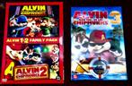 Alvin and the chipmunks 1, 2 en 3, Cd's en Dvd's, Dvd's | Kinderen en Jeugd, Komedie, Alle leeftijden, Gebruikt, Film