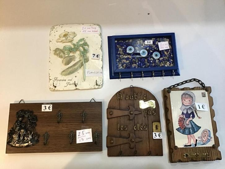 5 sleutelrekjes aan spotprijzen, Antiek en Kunst, Curiosa en Brocante, Ophalen of Verzenden