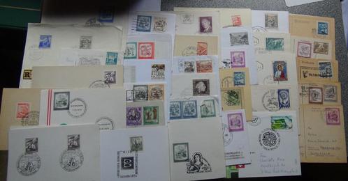 Set poststukken uit Oostenrijk, Postzegels en Munten, Postzegels | Europa | Oostenrijk, Gestempeld, Ophalen of Verzenden