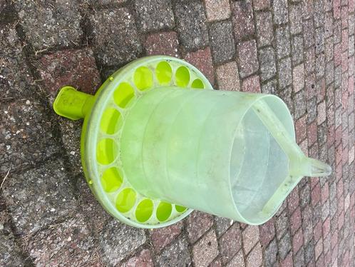 Eetbak kippen Gaun + bewaarton, Dieren en Toebehoren, Pluimvee | Toebehoren, Gebruikt, Drinken en Voederen, Ophalen of Verzenden