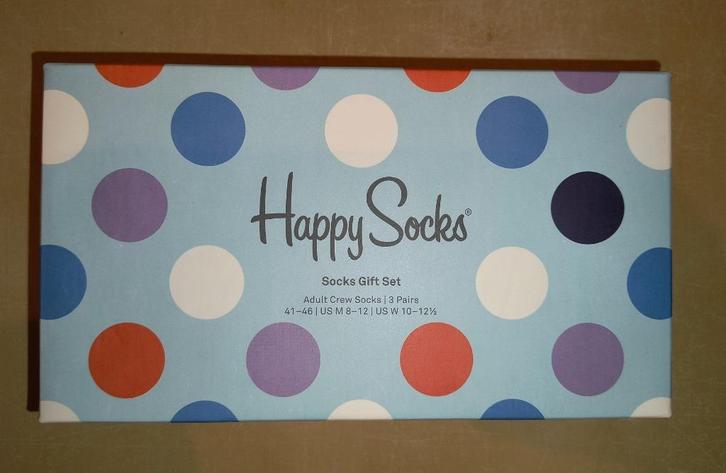 Happy Socks cadeauset (nieuw), Kleding | Heren, Sokken en Kousen, Nieuw, Maat 43 t/m 46, Blauw, Ophalen of Verzenden