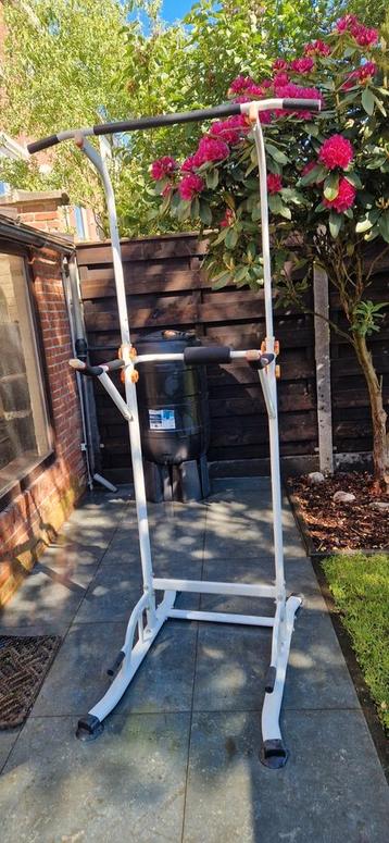 Power Tower Dipstation, Sport en Fitness, Ophalen, Zo goed als nieuw