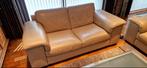 Natuzzi 2x 3-zit leder in heel goede staat, Huis en Inrichting, Fauteuils, Ophalen, 100 tot 125 cm, Zo goed als nieuw, Leer
