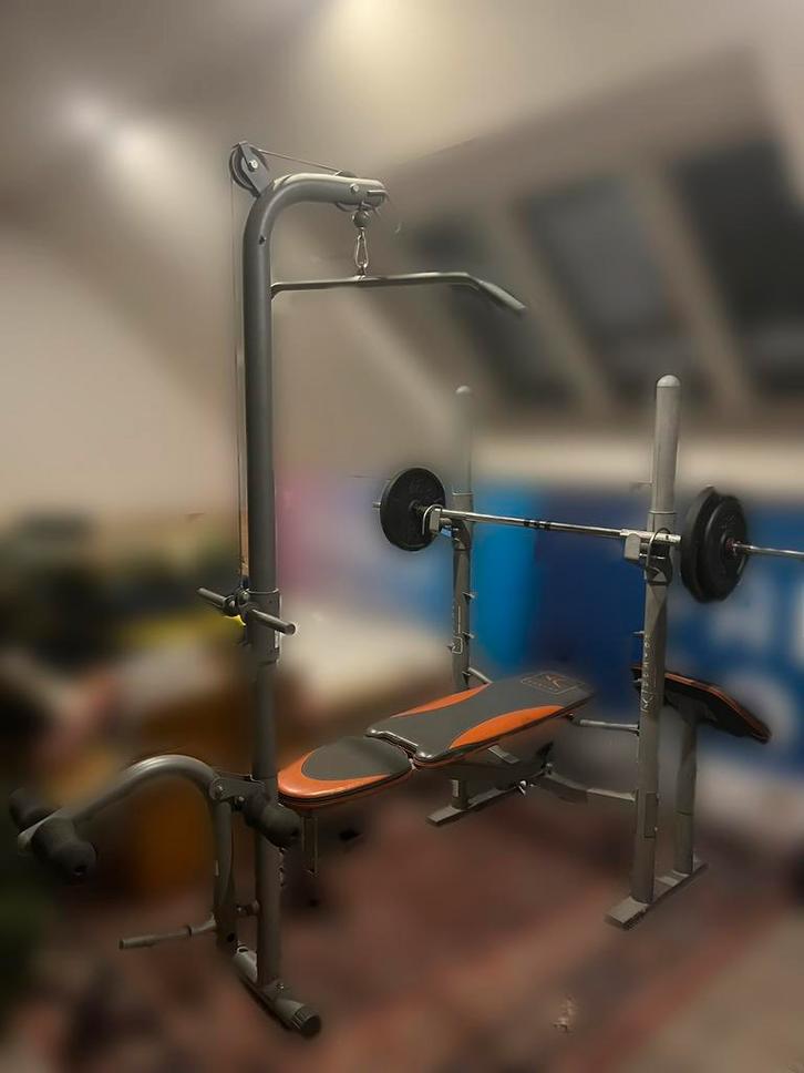 Appareil de fitness Domyos, Sports & Fitness, Appareils de fitness, Utilisé, Centrale électrique, Bras, Jambes, Pectoraux, Abdominaux