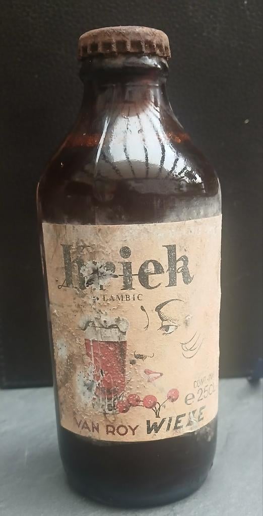 Oud flesje van roy .. wieze, Verzamelen, Merken en Reclamevoorwerpen, Ophalen of Verzenden