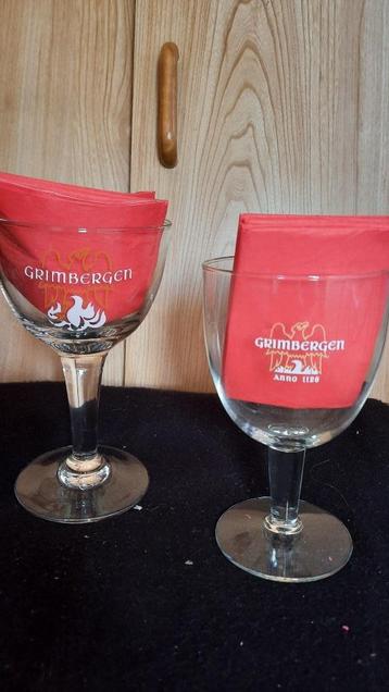 glas GRIMBERGEN - witte tekening beschikbaar voor biedingen