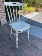 Houten keukenstoelen, Ophalen, Gebruikt, Drie, Wit