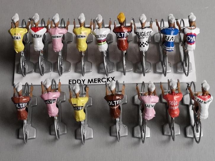 Eddy Merckx 80 jaar !!! coureurkes, Verzamelen, Poppetjes en Figuurtjes, Verzenden