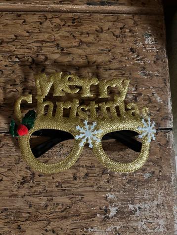 Kerstbril, grappige bril, feestbril  beschikbaar voor biedingen