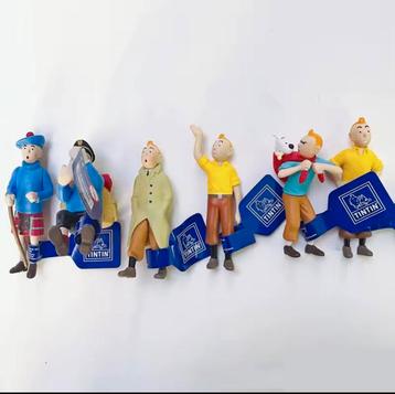 Kuifje - 6 verschillende nieuwe figuren met tag beschikbaar voor biedingen