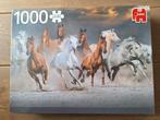NIEUW puzzel 1000 stukjes paarden in ongeopende verpakking, Ophalen of Verzenden, 500 t/m 1500 stukjes, Nieuw, Legpuzzel