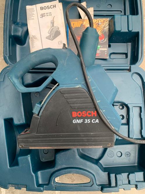 Muurfrees / sleuvenfrees Bosch GNF 35 CA, Doe-het-zelf en Bouw, Gereedschap | Slijpmachines, Zo goed als nieuw, Haakse handslijpmachine