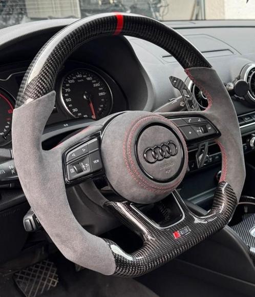 Audi stuur compleet S RS Carbon alcantara, Auto-onderdelen, Besturing, Audi, Nieuw, Ophalen of Verzenden